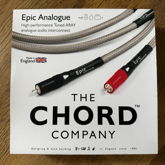 Chord Epic Tuned Aray RCA Interconnect @ Audio Therapy