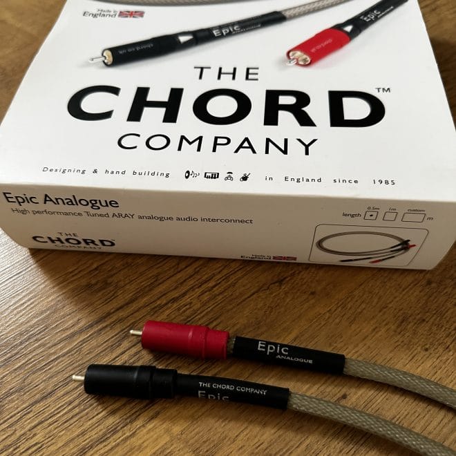 Chord Epic Tuned Aray RCA Interconnect @ Audio Therapy