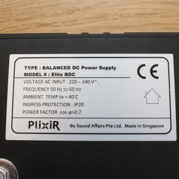 Plixir Elite BDC 12V 2amp Power Supply @ Audio Therapy